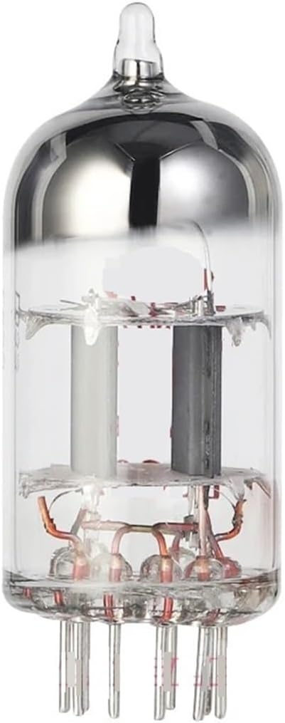 Vacuum Tube Rectifier Classic Series ECC82 Vacuum Tube Replacement 12AU7 5693 5814 DIY Audio Amplifier(Transparent,2 pcs)