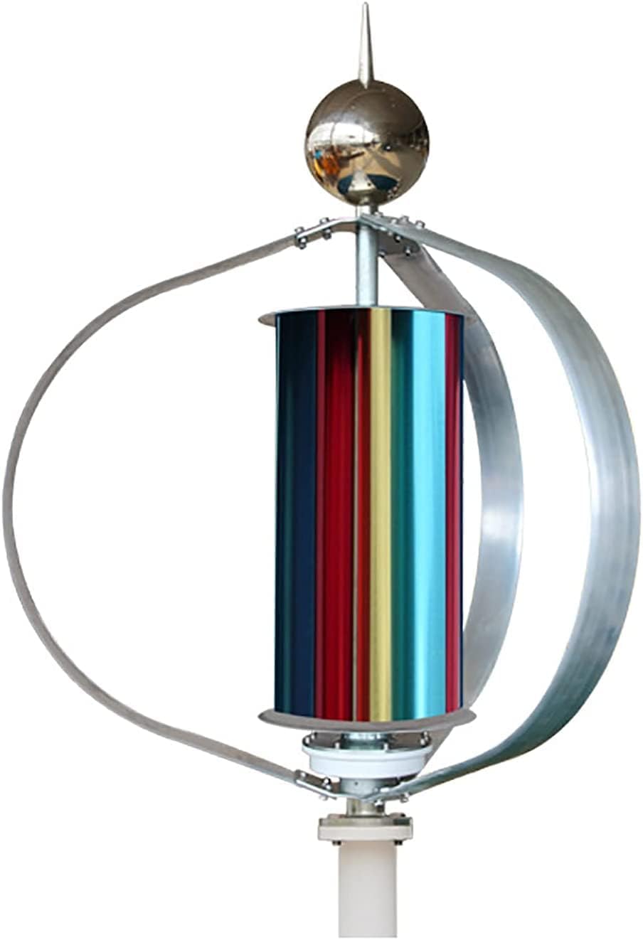 Wind Turbines Generator Portable Vertical Wind Power Turbines Generator Kit with Charge Controller for Compatible with Attraction Schools Highway