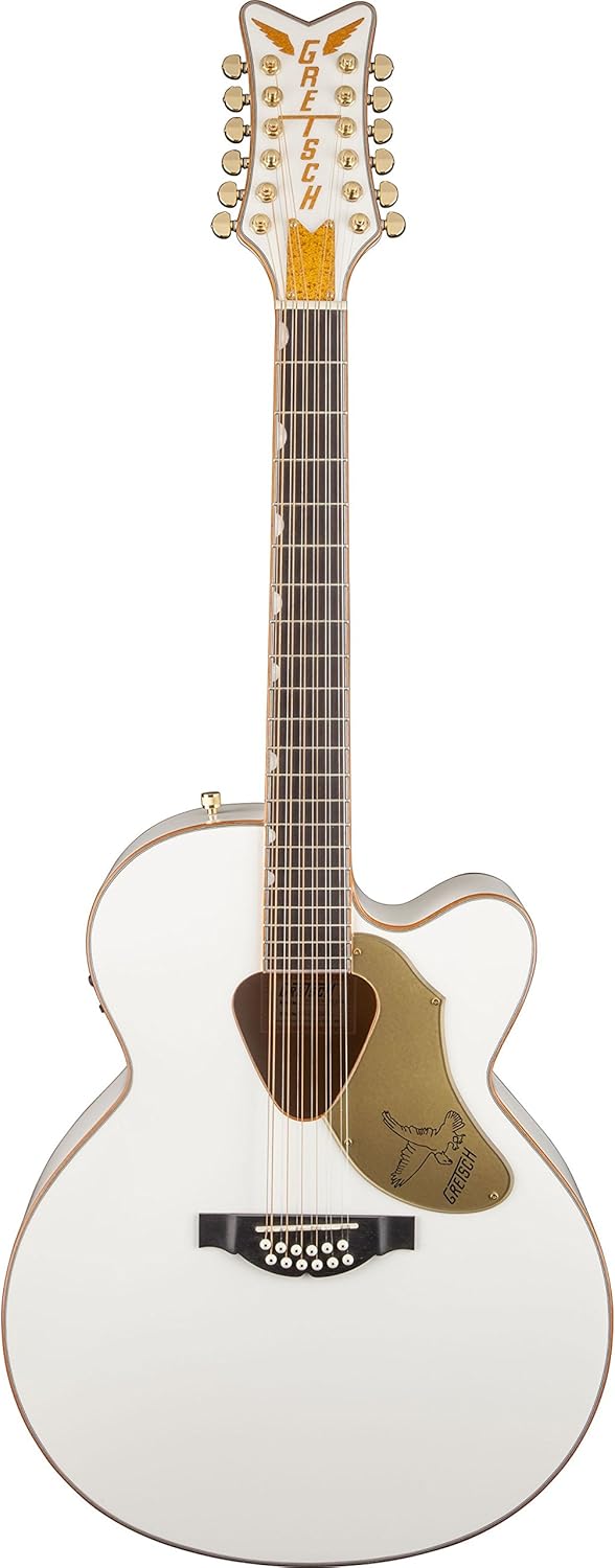 Gretsch G5022CWFE-12 Rancher Falcon White 12-String Acoustic-Electric Guitar
