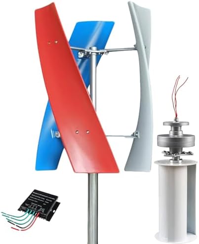 14000W Vertical Wind Turbine Generator, No Noise Magnetic Levitation Design, MPPT Controller for Home Energy, Eco-Friendly 24V Power Supplement System
