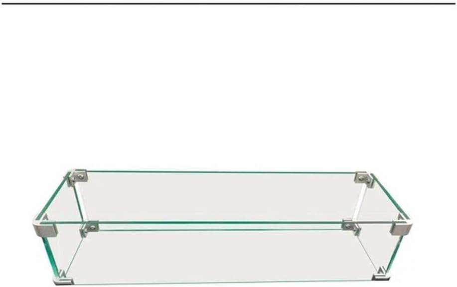 Living Source International Rectangle Fire Pit Flame Guard