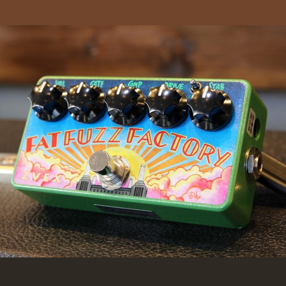 ZVEX Fat Fuzz Factory Vexter VFFF Effect Pedal Bundle w/ 2X Right Angle 6