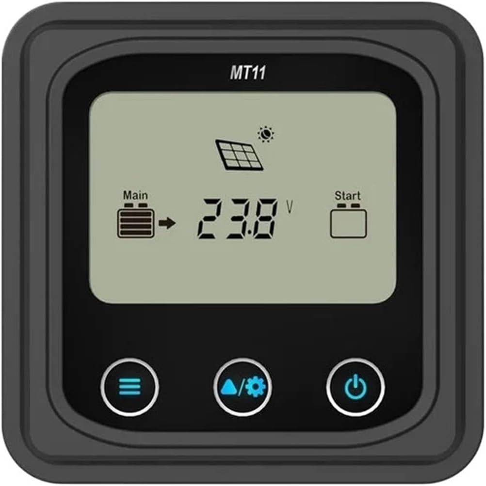 Solar Controller, MT11 Remote Meter for DuoRacer Series MPPT Solar Charge Controller with LCD Display Monitor Data(4 Pieces)
