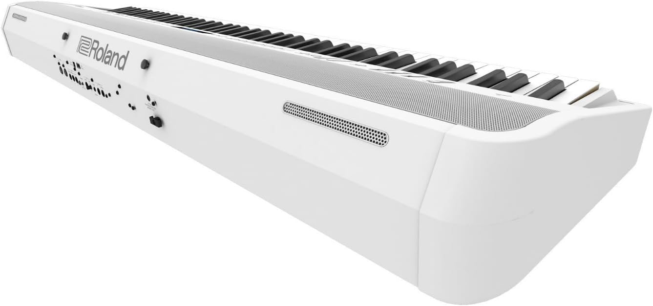 Roland FP-90X | Flagship Portable 88-Note Digital Piano | Immersive & Powerful 4 Speaker System | Distinctive Acoustic Tones & Deep Sound Shaping | Bluetooth & MIDI Connectivity | White