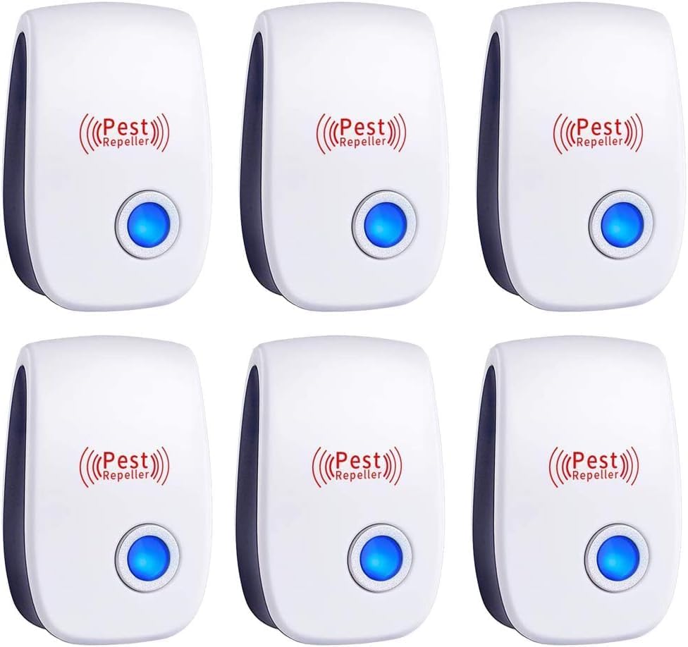 Ultrasonic Pest Repeller, Pest Repellent Ultrasonic Plug in, Mouse Repellent, Spider Repellent for House Indoor, Electronic Pest Control Device for Bugs Spiders Insects Rats Roaches Mouse