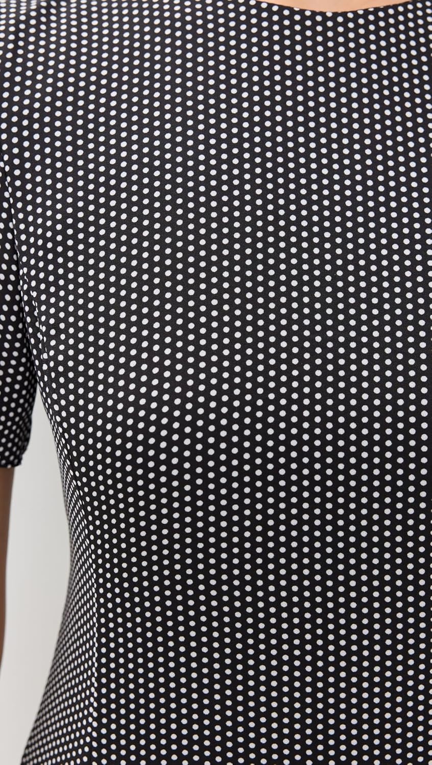 Theory Women's Short Sleeve Flare Midi Dress