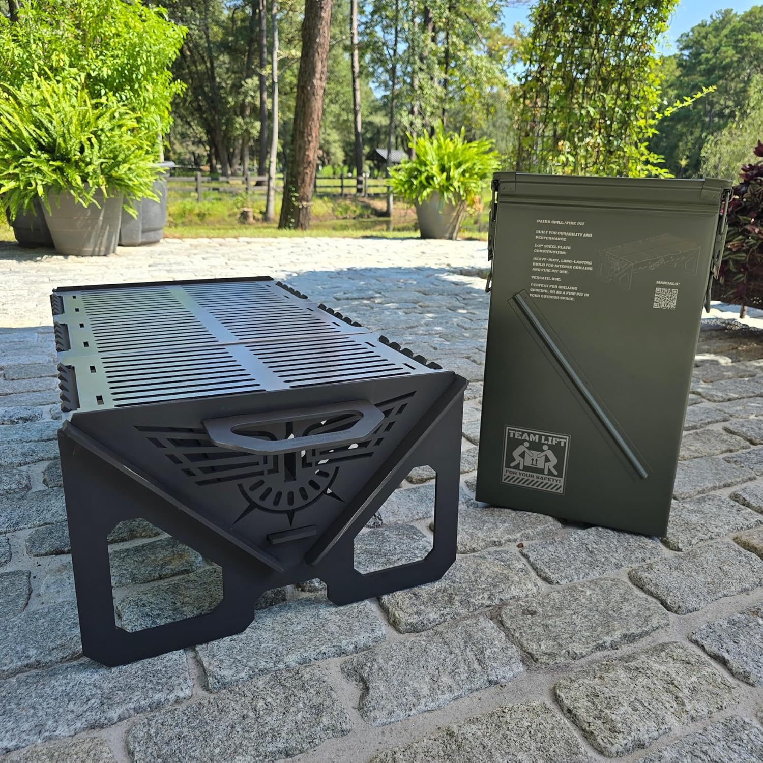 – PA156 Heavy-Duty Fire Pit & Grill | 1/4