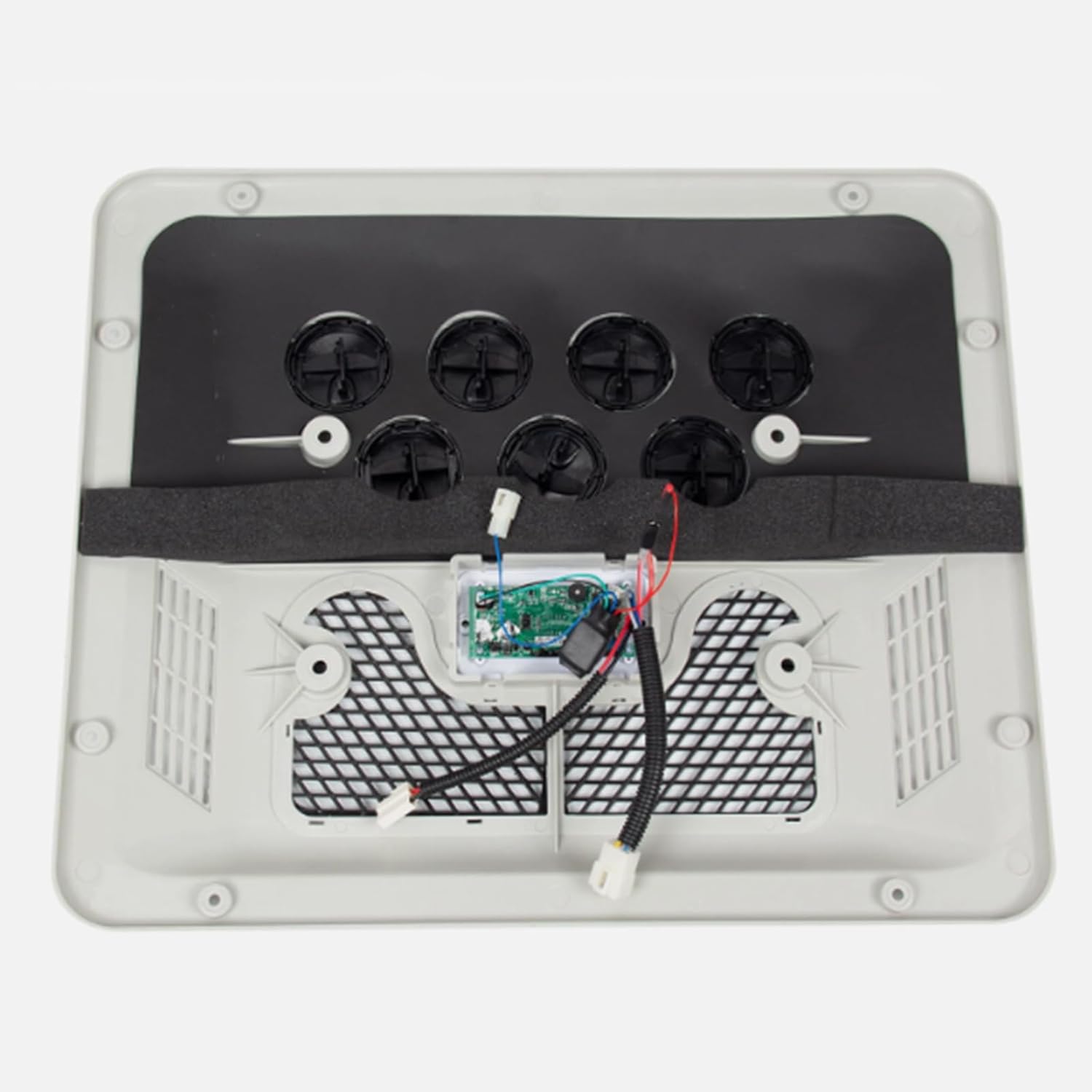 Rooftop 12V Air Conditioner for 15000BTU,Heating & Cooling,Universal Automotive Electric Split Air Conditioning 12Volt for Vans,RVs,Camping Vehicles