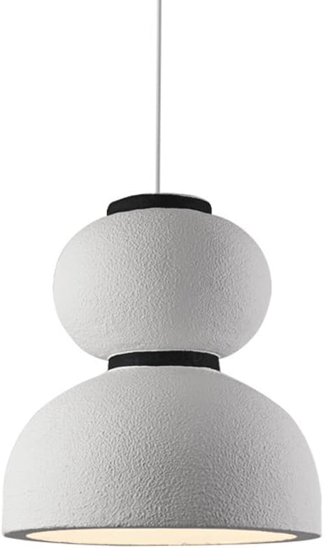 Handmade Sculpture Orb Cement Gourd Pendant Lightled Bedroom Restaurant Shop Living Room Decoration Hanging Lamp LEDE27 Light Source Chandeliers Modern Simple Home Lighting Fixtures Diameter 15