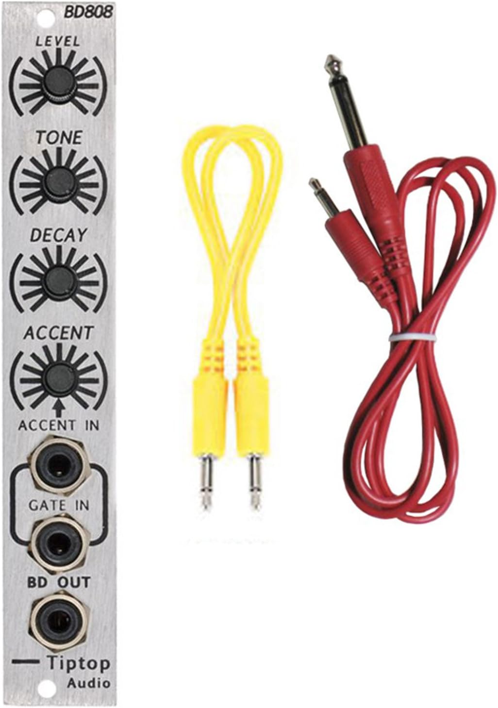 Tiptop Audio BD808 TR808 Bass Drum Generator Eurorack Module w/ 2 Cables