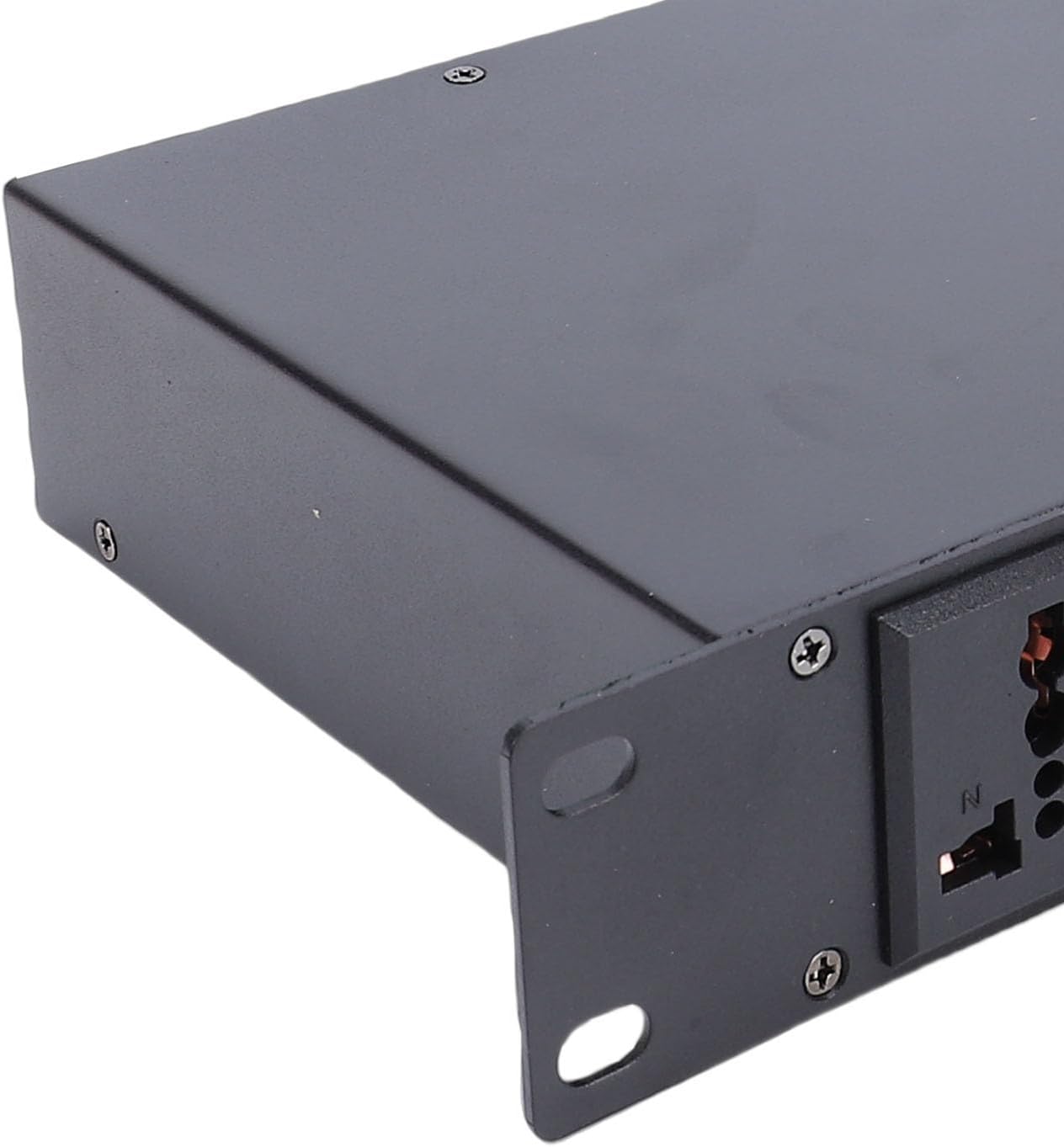 KIMISS High Power 10 Outlet Audio Equipment Power Sequencer with Digital Voltage Display Independent Switch Stage Amplifier Studio (US Plug)