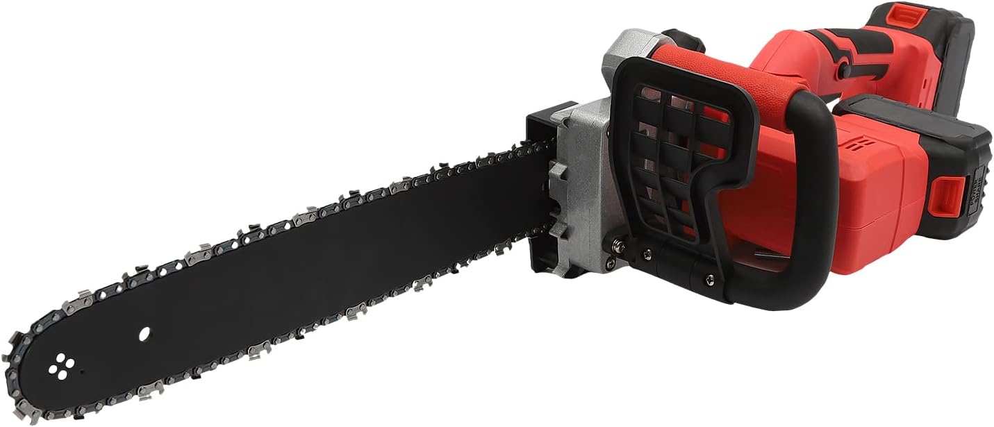 16-inch Brushless Chainsaw 1800W Power Chain Saws Mini Chainsaw Cordless With 2 Lithium Batteries 21V Handheld Power Chain Saw for Tree Trimming Wood Cutting Pruning Branches