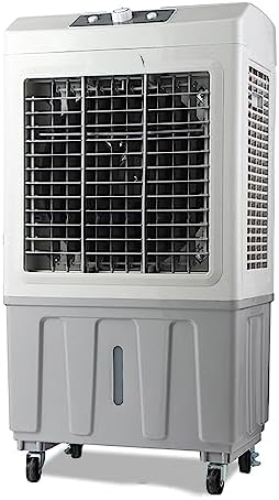 Evaporative Air Cooler, 10000 CFM Swamp Cooler, 6 Ice Packs & 70L/18 Gal Water Tank, Humidifying, 3 Wind Speeds, Evaporative Cooler for Outdoor Indoor Use