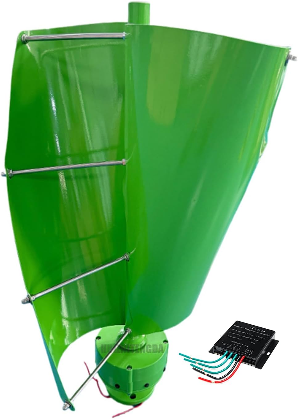 4000W Wind Turbine Free Energy Generator,48V 24V 12V 2 Blades with Charge Controller Windmills for Farm RV Home Use