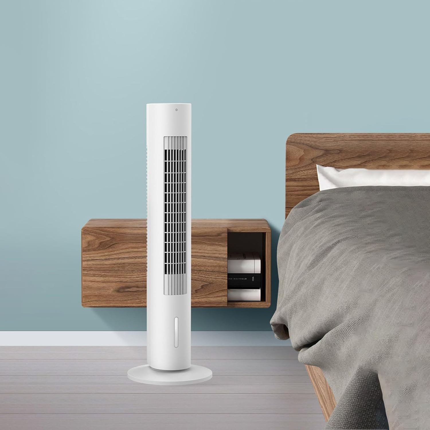 Bladeless Tower Fan, Fans That Blow Cold Air, Cooling Fan with Remote Control and 3 Speed, LED Display, for Room, office, Lightweight Design(88.5cm/34.84in)