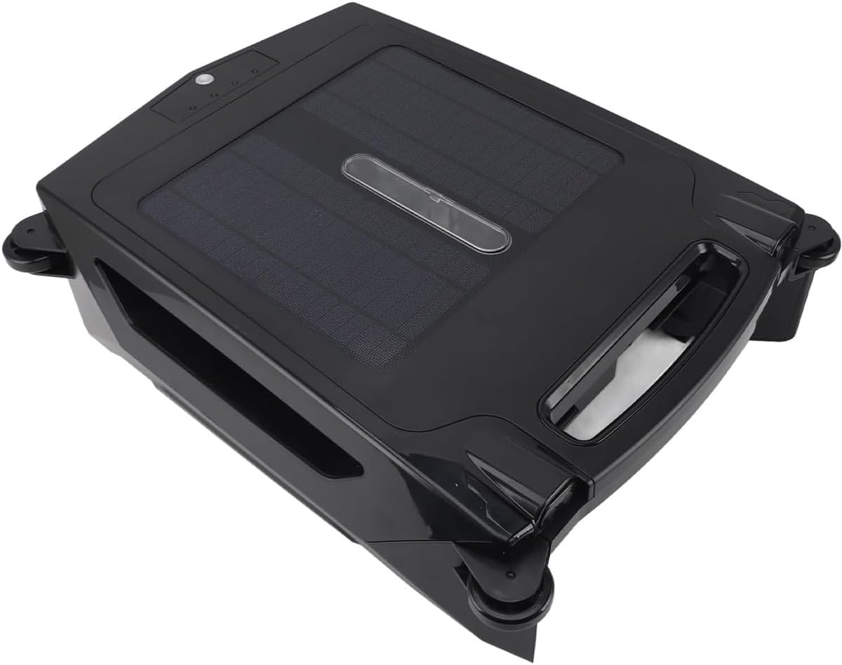 Pool Cleaner Robot,Automatic Pool Skimmer Cleaner Robot,Solar Pool Skimmer Basket Cleaner Robotic with Automatic Obstacle Avoidance Dual Charging Options,80㎡ 450um,for Home Use