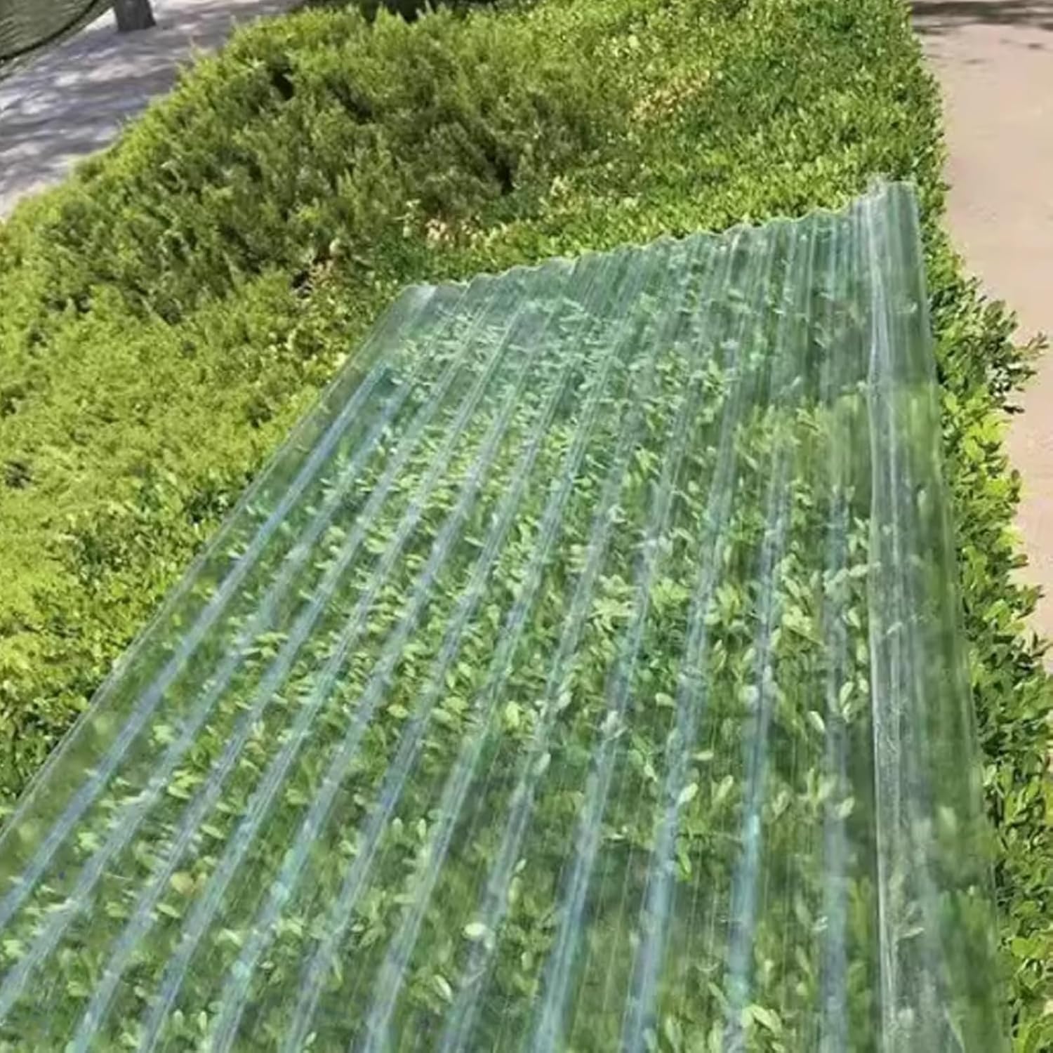 Greenhouse Polycarbonate Sheets, rain and Snow roof coverings for pergolas, Gardens and Outdoor terraces, with a Thickness of 1.0 mm(20Pcs,35x75in)