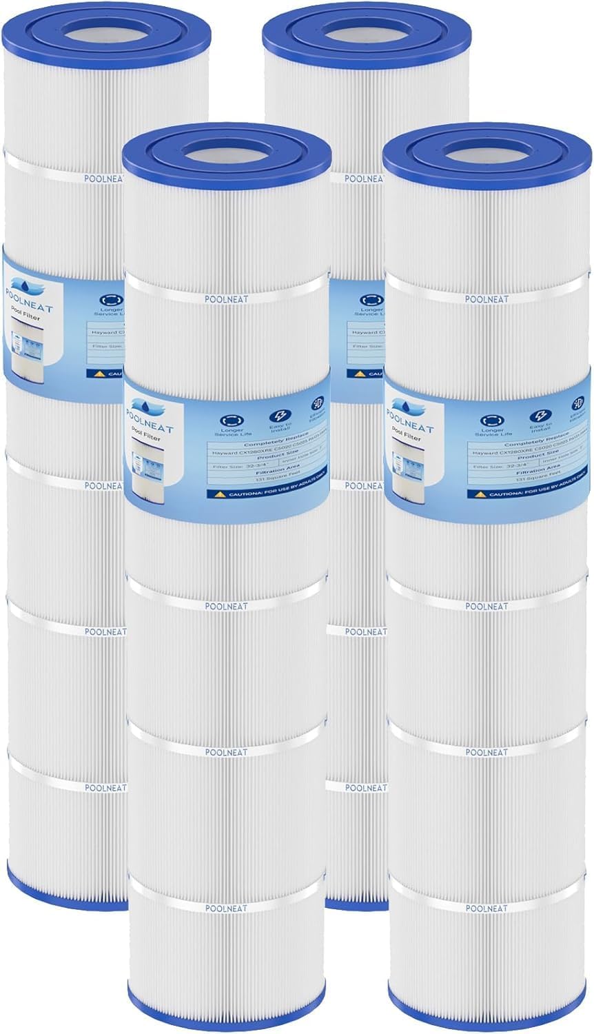 CCP520 Pool Filter Cartridges Replacement for Pentair CCP520,PCC130,R173578,Unicel C-7472,Filbur FC-1978,FC-6475,4 * 130Sq.ft.4Packs