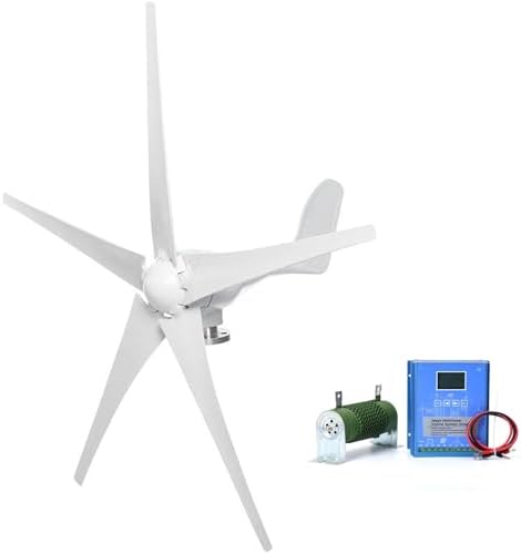 3000W Wind Turbine Generator 12V/24V/48V with MPPT Controller - Solar Complementary Power Supply Kit for Home, Street Lighting & Projects - Durable Permanent Magnet Windmill (Color: 48V)