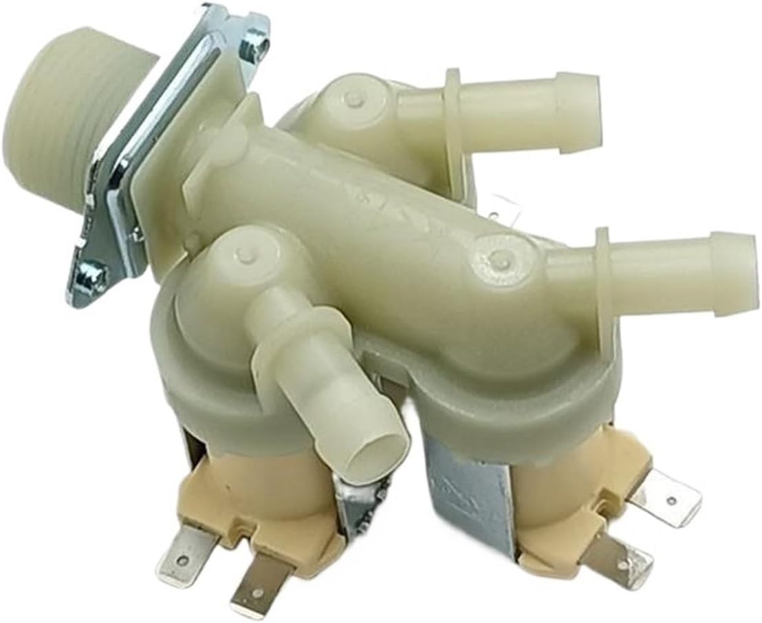 Drum Washing Machine Inlet Valve Switch, Compatible for Samsung, 5220FR2075B Solenoid Valve Parts Replacement(2pcs)