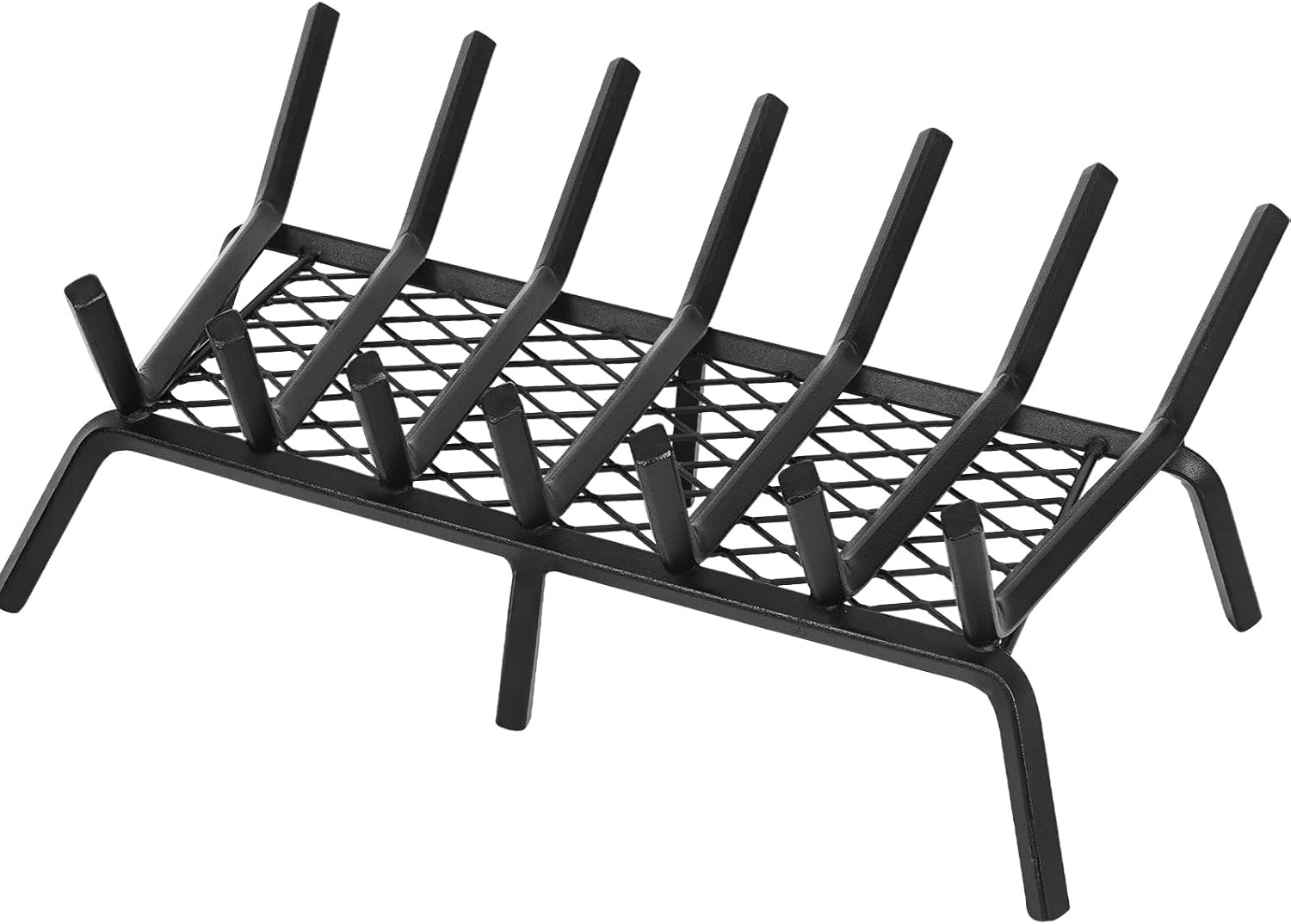 G GOOD GAIN Fireplace Grate with Ember Retainer, 26