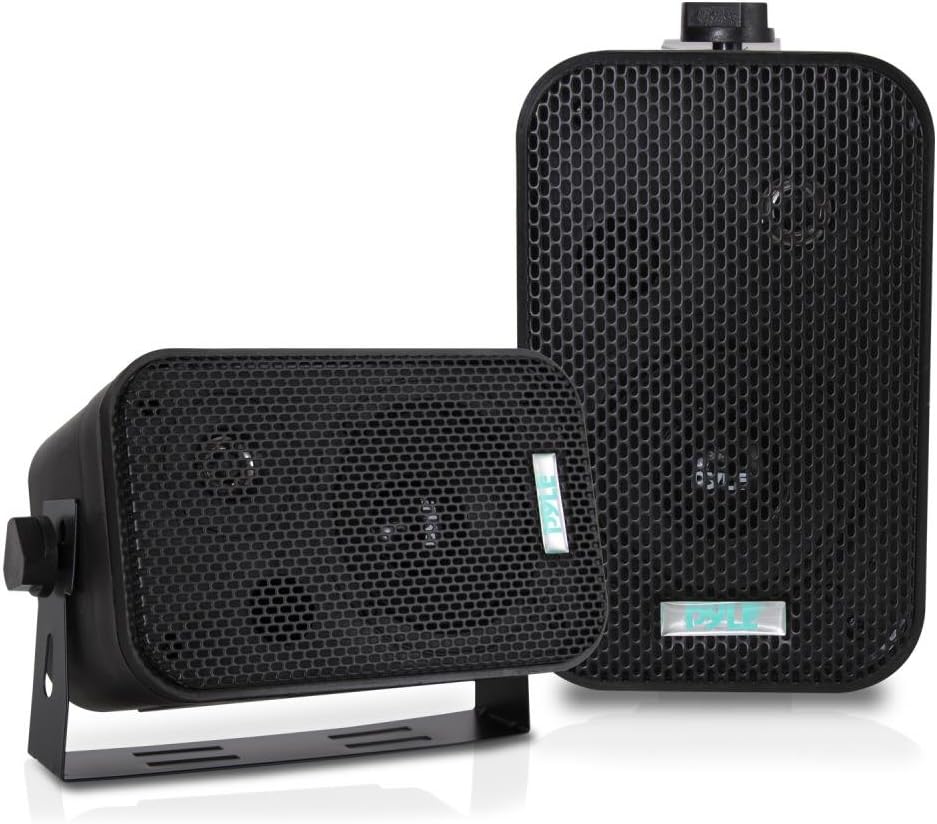 Pyle 3000W Bluetooth USB Home Theater Preamp AM/FM Stereo Receiver System with 2 Wireless Mics - Bundle Combo with 4x 3.5