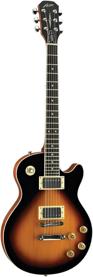 Austin Guitars 6 String Acoustic Bass Guitar, Right (AS6PTS Super 6 Pro Tobacco Sunburst)