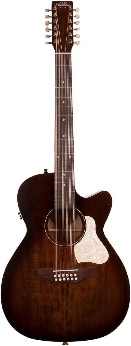 art & lutherie 12 String Acoustic Guitar, Right Hand, Bourbon Burst, Full (051724)