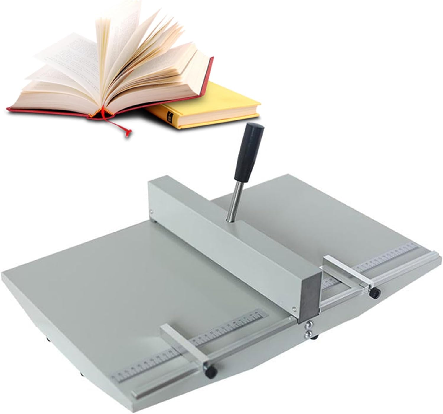 Manual Paper Creasing Machine, Precision Folding Tool with Positioning Ruler, Suitable for Creasing and Folding A3/A4 Paper