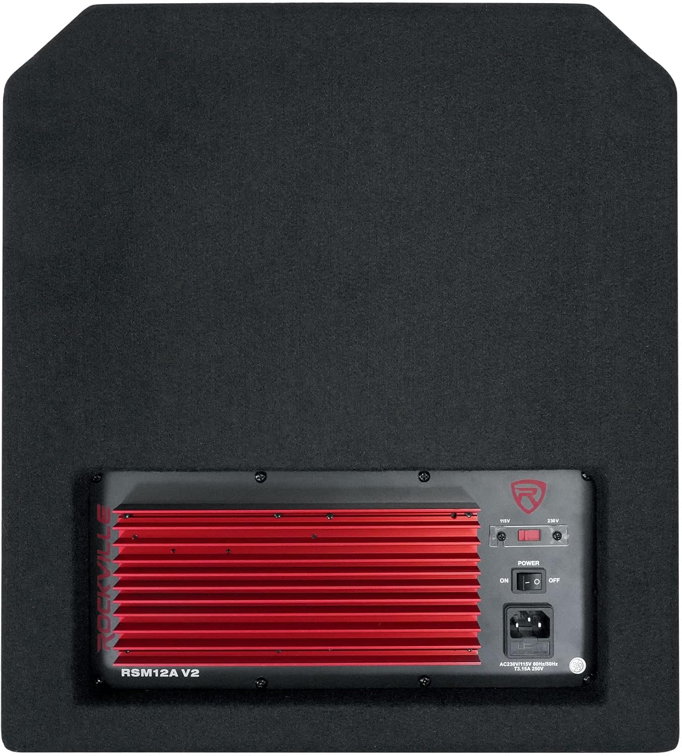 Rockville RSM12A V2 1000W 2-Way Powered Stage Monitor Speaker, 12