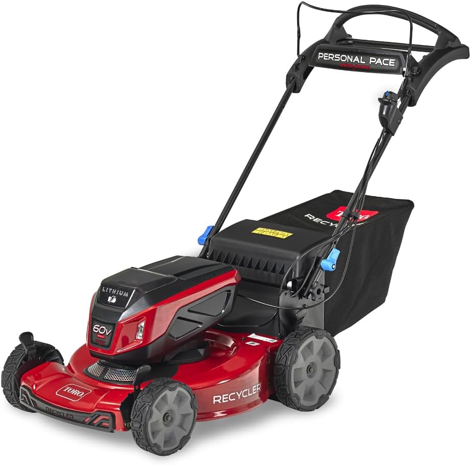 Toro 60V MAX* 22 in. Recycler® w/Personal Pace® Lawn Mower - Battery/Charger Not Included