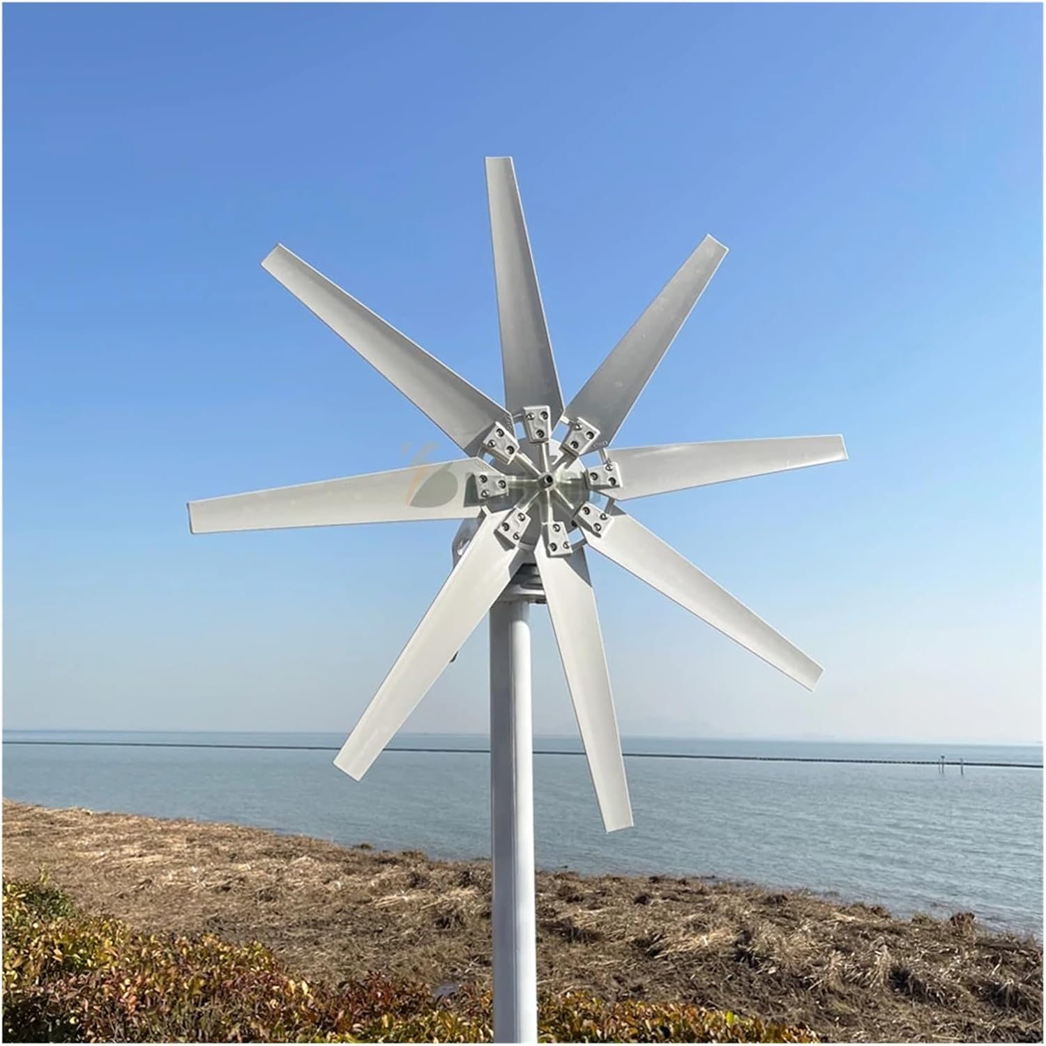 Wind Turbine Generator Kit, 5000w Wind Turbine nerator 24V 12V Magnetic Dynamo Free Energy Strong Power Ac Inverter Output for Home for Hybrid Solar Wind System(48V)