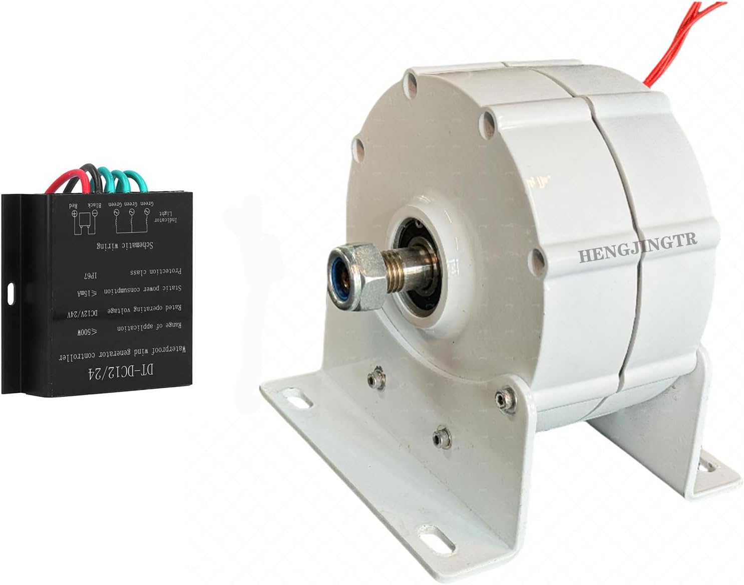 3000W Three Phase Alternator, 12V-220V Wind Power Electric Generator, Pure Copper Winding 3 Phase Permanent Magnet Industrial Wind Generator(220V)