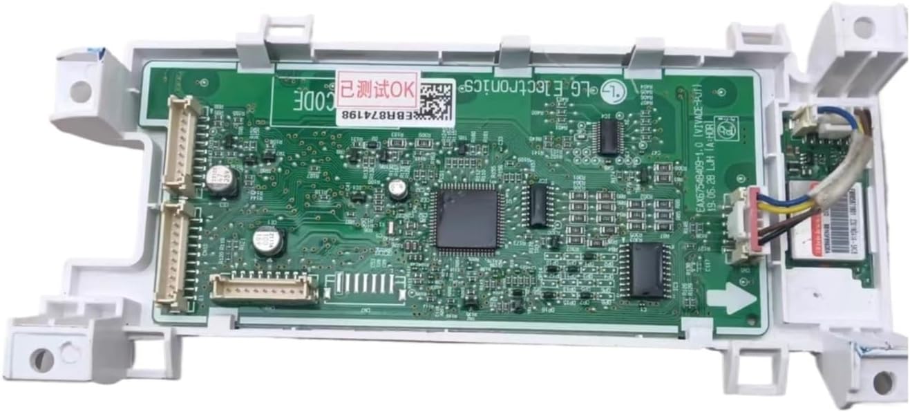 Motherboard Control Display Panel Button Board，Compatible with LG Auto Drum Washing Machine EBR874198 PCB(Display Panel)