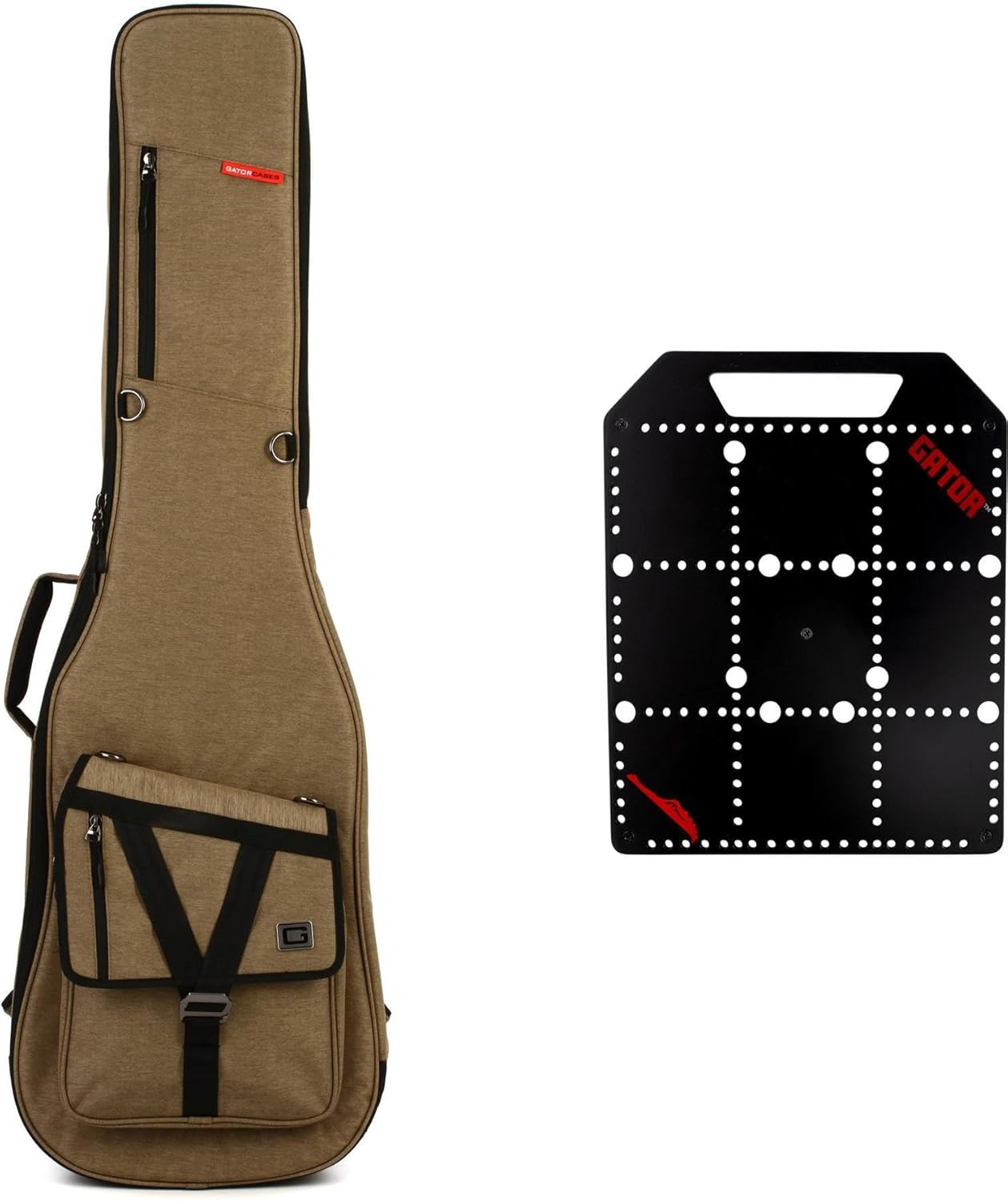 Gator Transit Bass Guitar Bag with Pocketboard - Tan