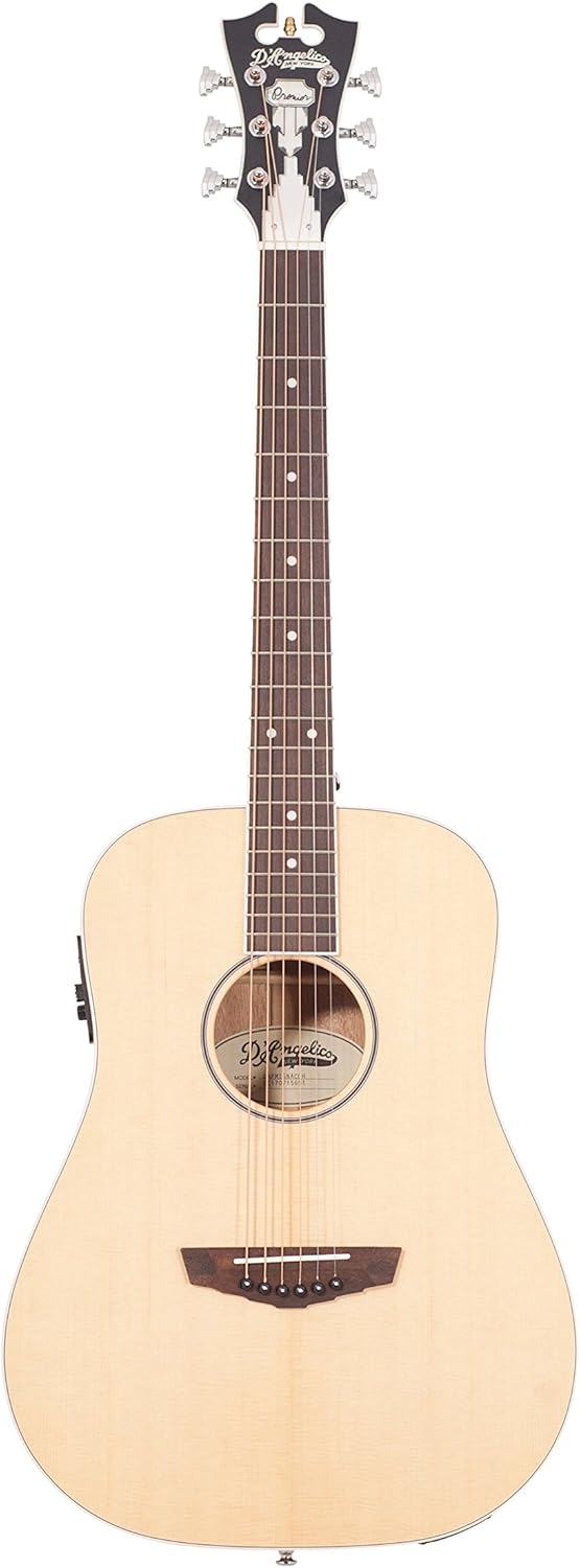 D'Angelico Premier Niagra Acoustic-Electric Guitar - Natural Spruce