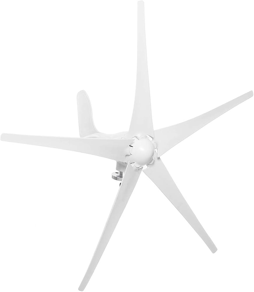 9000W Horizontal Wind Generator 12/24V 3/5Blade Wind Turbines Generator Windmill Energy Turbines Charge with Controller,5 Blades,12v