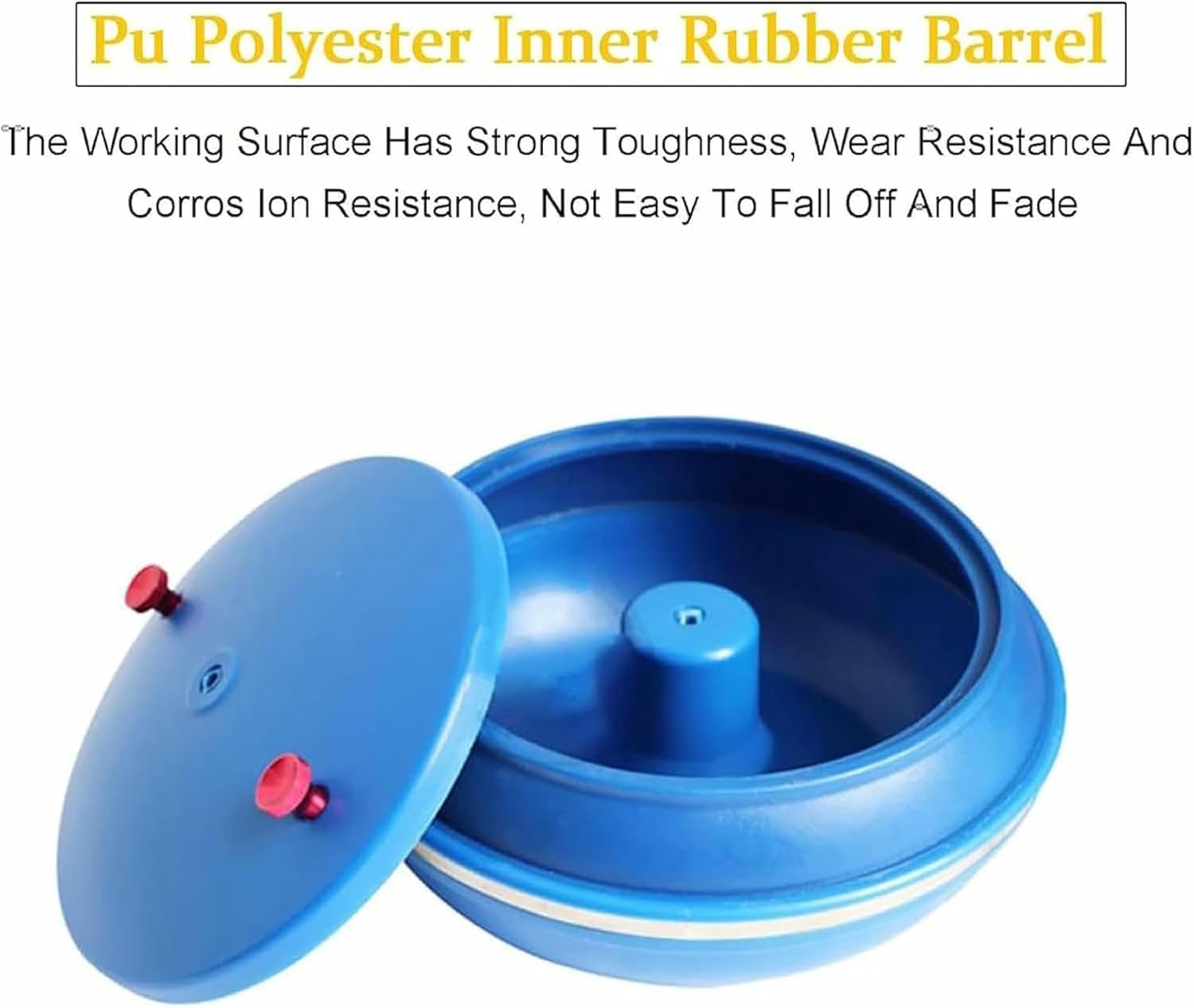 3.5L Vibratory Tumbler Polishing Machine, 260mm Vibrating Polishing Drum, Strong and Stable Surface Workpiece Polisher, Strong Load Capacity for Polishing Workpiece Surface