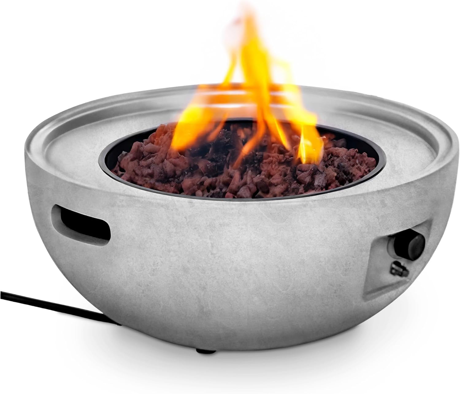 Four Seasons Courtyard SRGF22003 Gas Fire Pit + Cover, 32 In. Round - Quantity 1