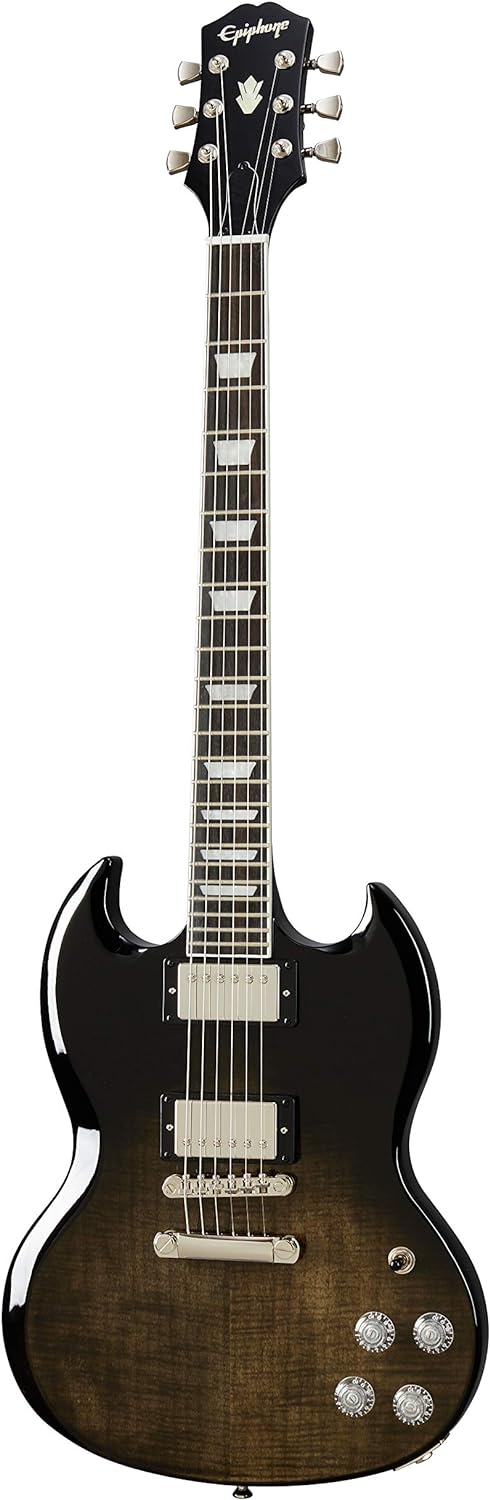 Epiphone SG Modern Figured Electric Guitar Trans Black Fade