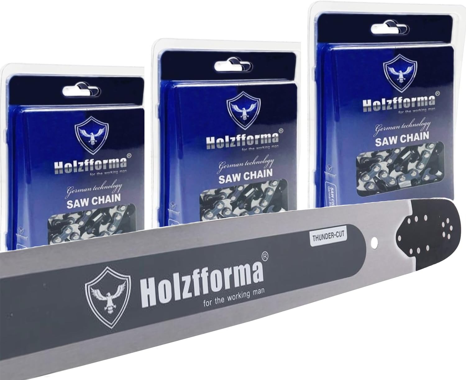 56inch Holzfforma Guide Bar Standard Ripping Skip Chain 3/8 .063(1.6mm) 168DL Combo Compatible With Stihl MS660 MS661 MS650 066 064 Chainsaw