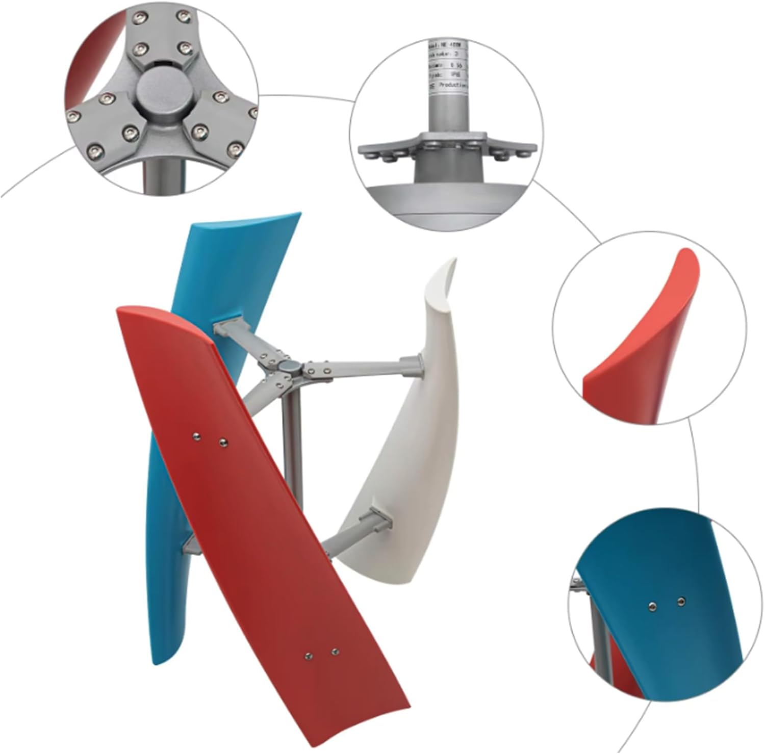 10000W Permanent Magnet Generator Turbines Generator,12V/24V/48V Vertical Axis Wind Power Turbine Generator (with Charge Controller)