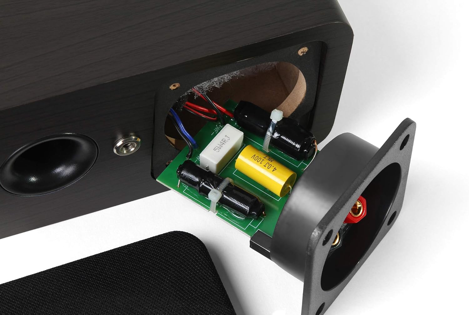 Micca OoO Passive Slim Bookshelf Speakers with 3-Inch Woofers and Silk Tweeter, Thin Design Under 4