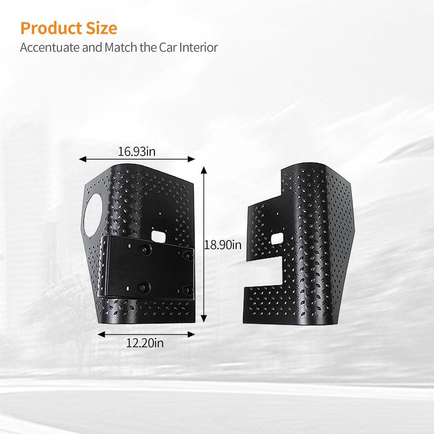 RT-TCZ for Jeep TJ Body Armor Rear Corner Guards Quarter Panel for Jeep Wrangler TJ 1997-2006 Black Exterior Accessories 2pcs