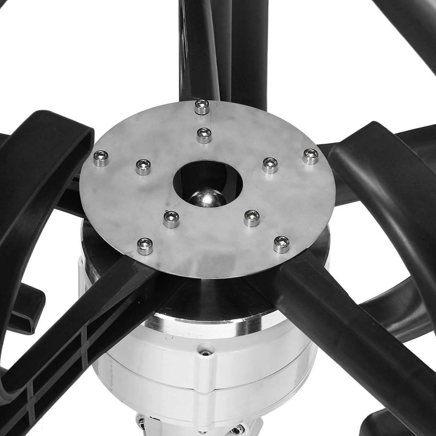 800W 12V/24V Wind Turbine Generator，with MPPT Controller Lantern Vertical Low Wind Speed Starts Home Street Lights 5 Blades Three-Phase AC Permanent Magnet Generator (24, Volts)