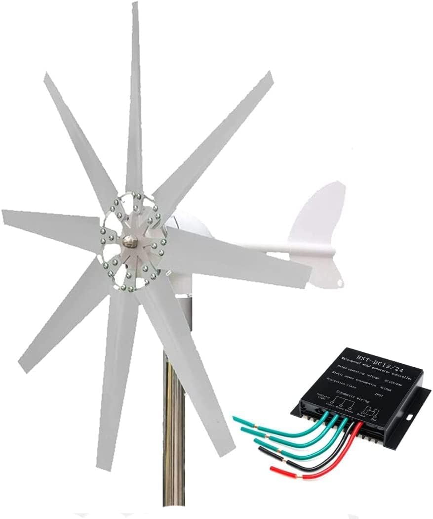 LiuSj JUnSt 12000W Wind Generator with Charge Controller Energy Turbines Wind Turbine Energy Generators,Wind Turbines Generator Kit Suitable for Home, Boat