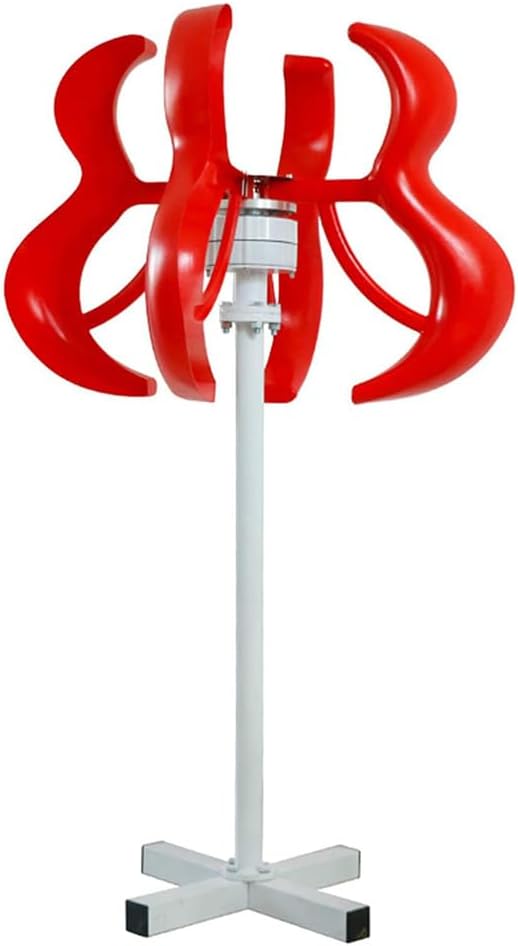 10000W Vertical Axis Wind Turbine, 5 Blades Free Energy Windmill Generator, 12V 24V 48V Wind Power Generator with Charge Controller