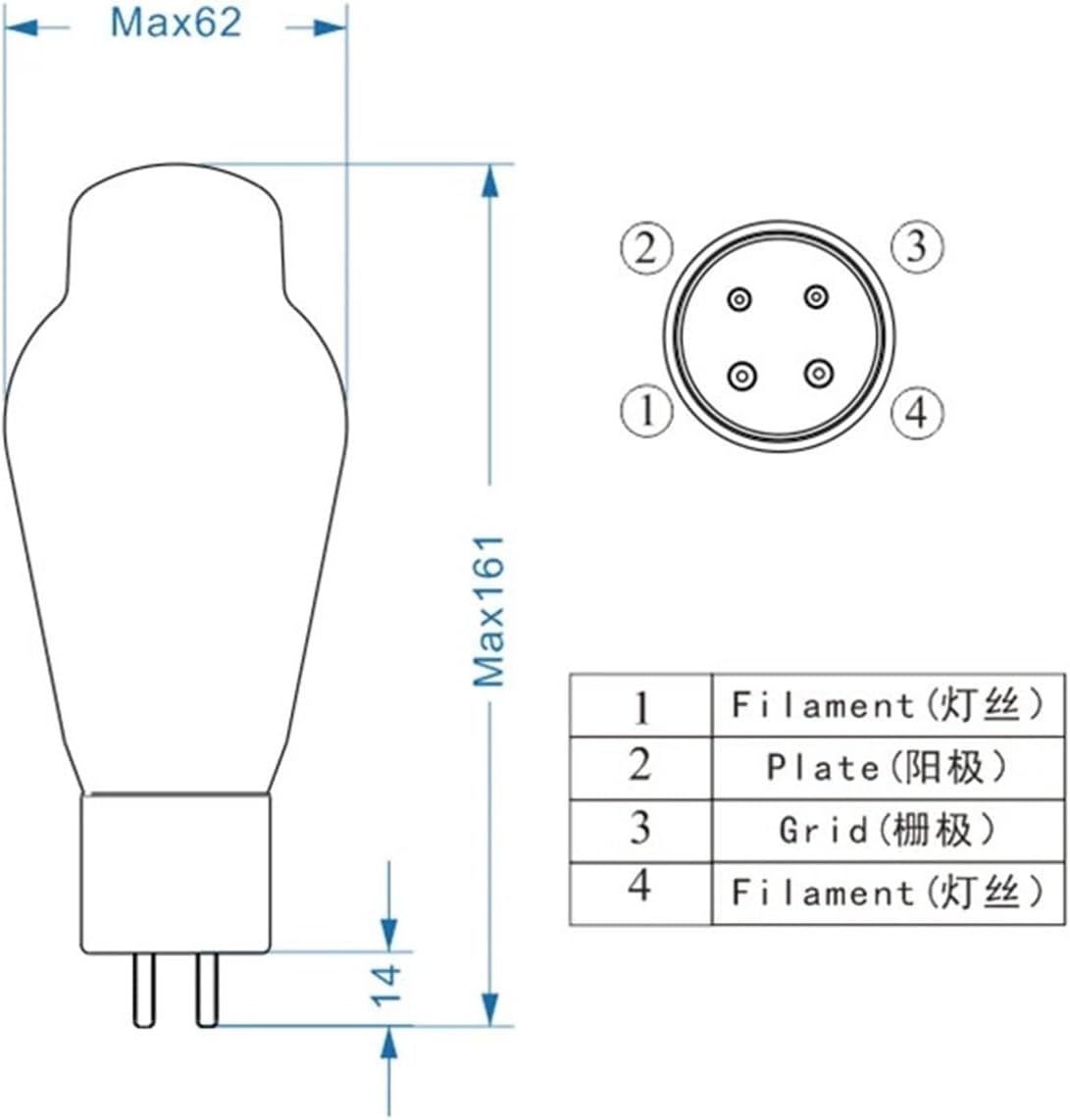 300B-TII 300B Vacuum Tube Precision Matching Amplifier(1 pcs)