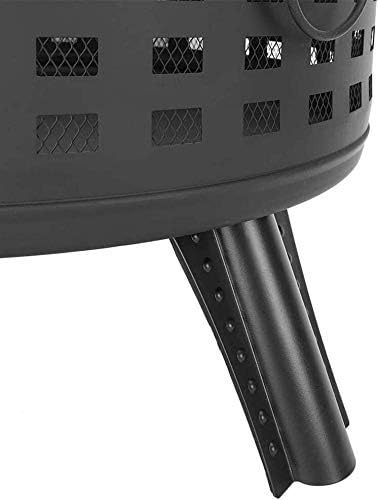 Fire Pits Outdoor Wood Burning Metal Fire Pits Round Lattice Fire Bowl