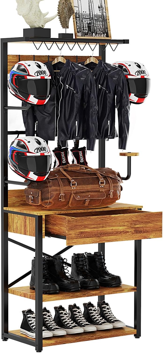 Motorcycle Gear Storage Rack, 72